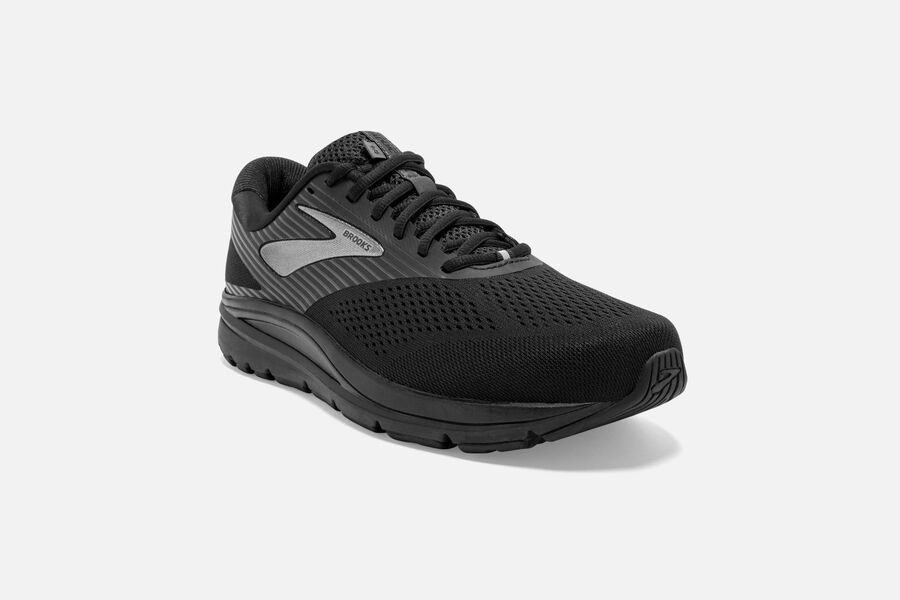 Brooks Addiction 14 Road Running Shoes Mens Black/Grey 765398-AJO